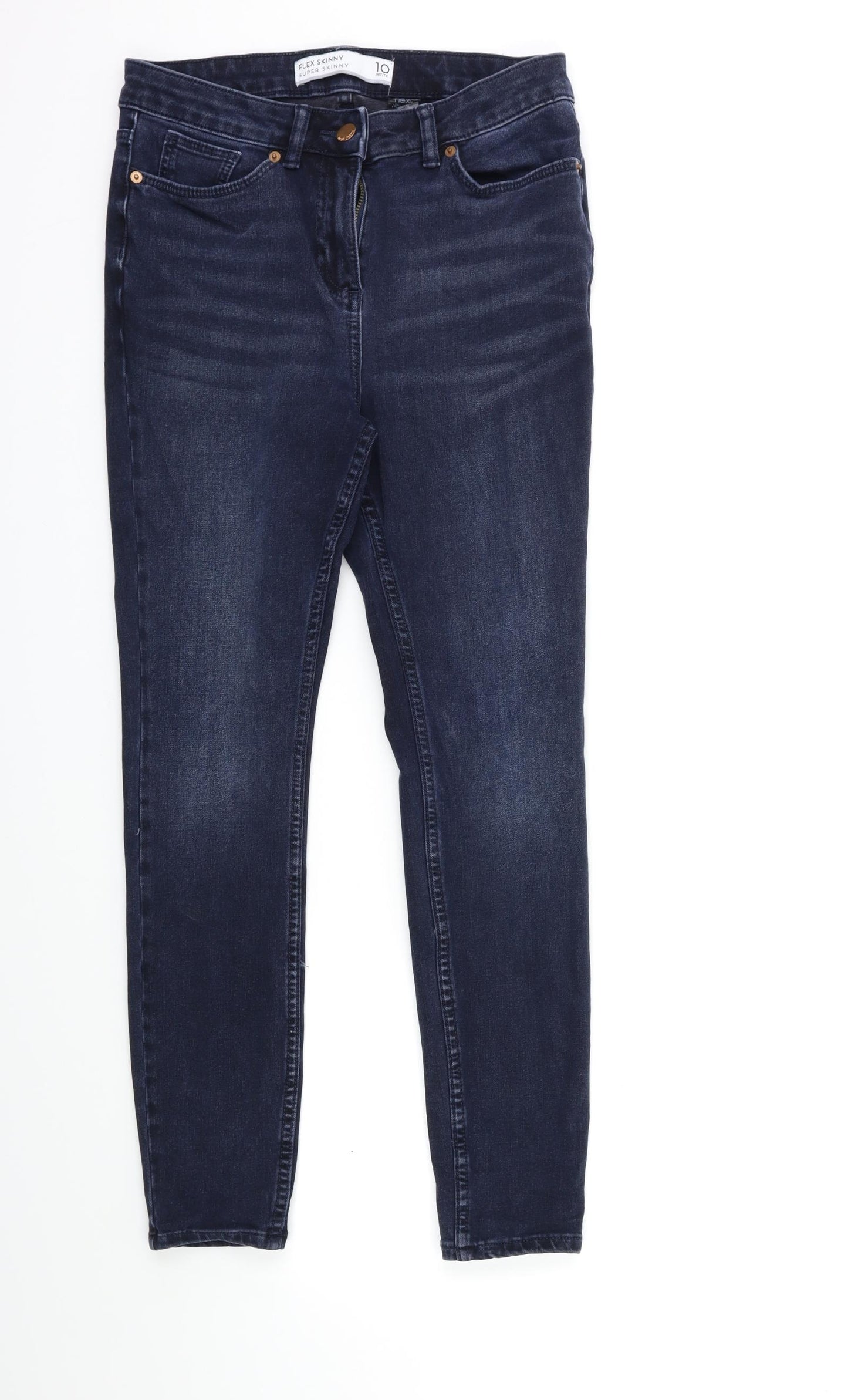 NEXT Womens Blue  Denim Skinny Jeans Size 10 L26 in