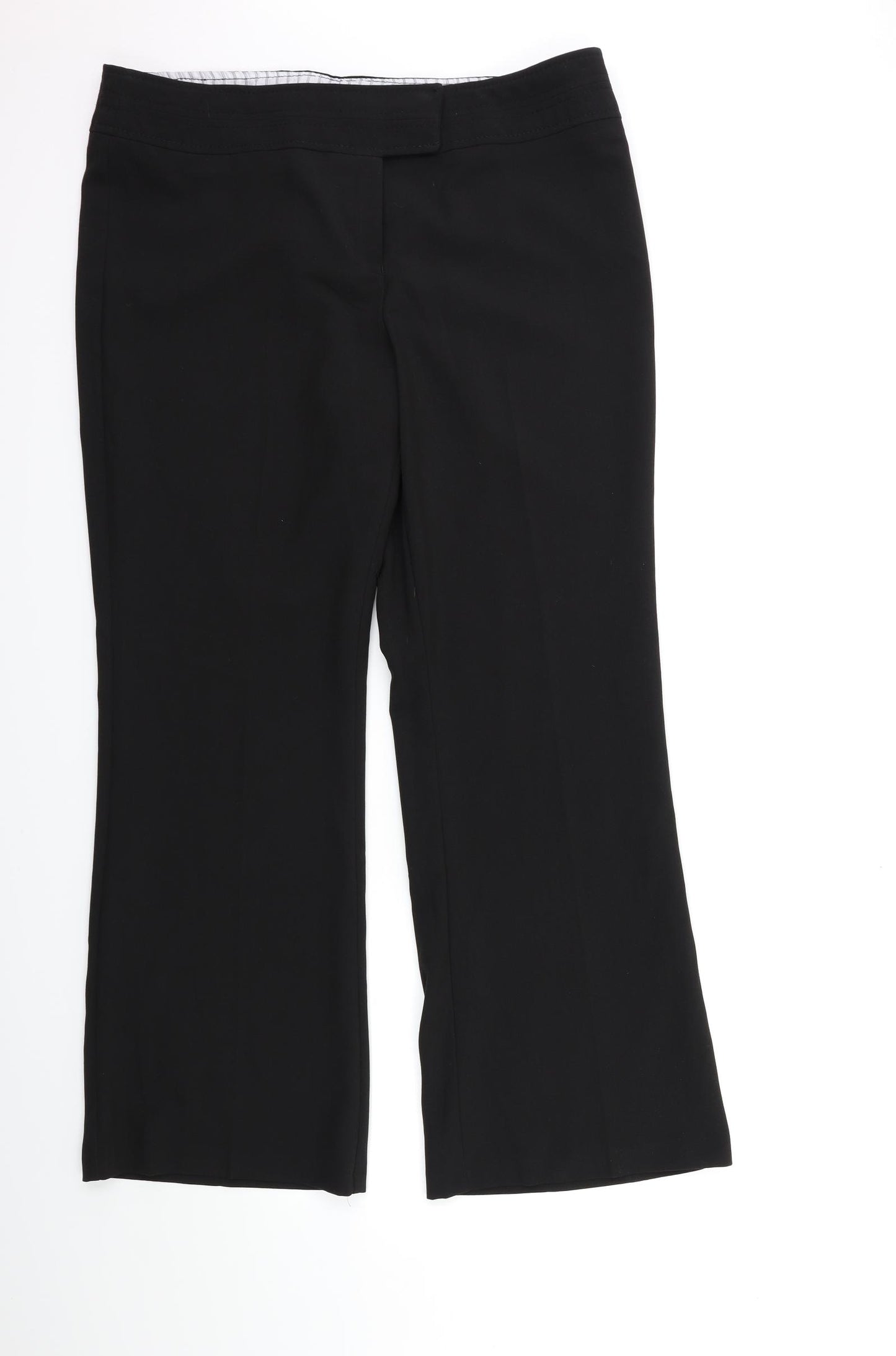 George Womens Black   Trousers  Size 16 L30 in