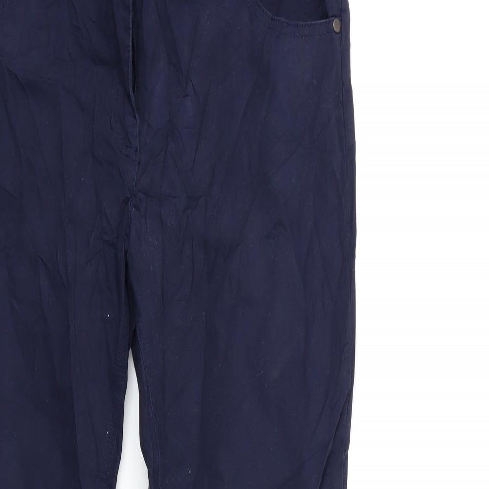 BHS Womens Blue   Cargo Trousers Size 12 L28 in