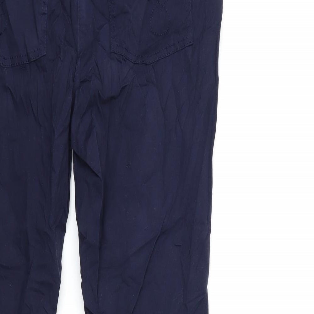 BHS Womens Blue   Cargo Trousers Size 12 L28 in