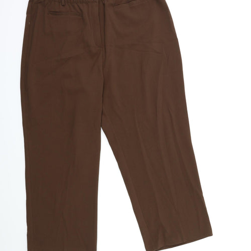 Damart Womens Brown   Trousers  Size 20 L28 in