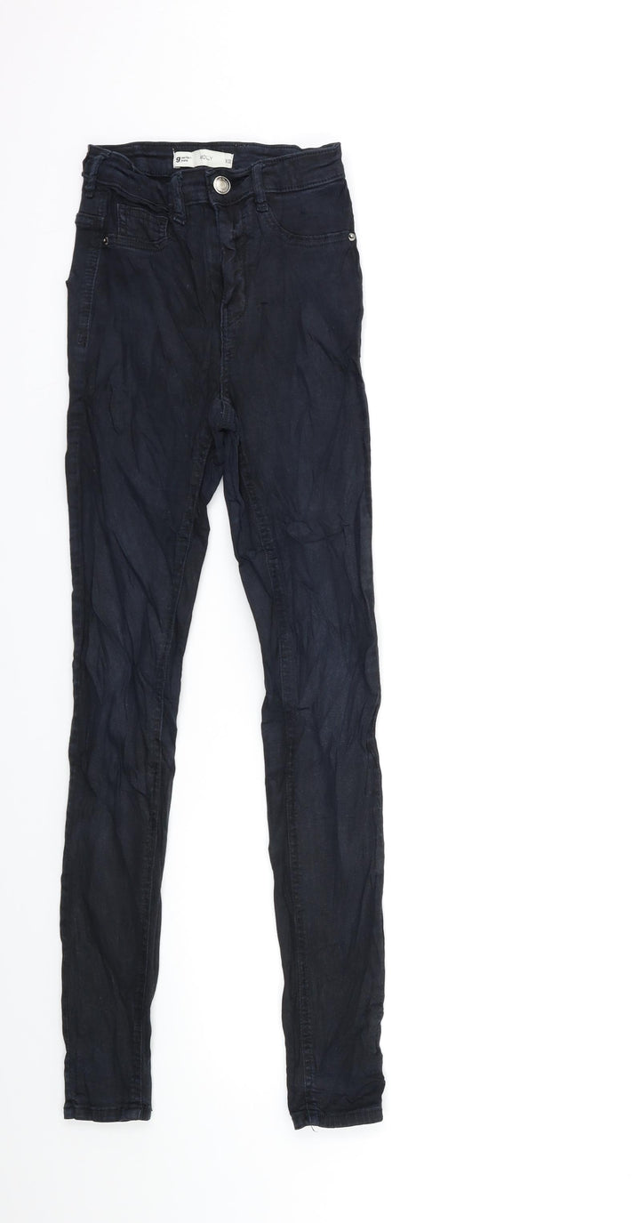 Gina Bacconi Womens Black Denim Skinny Jeans Size XS L28 in