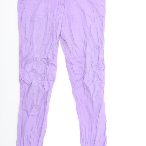 Here + There Womens Purple   Straight Jeans Size 30 in L31 in