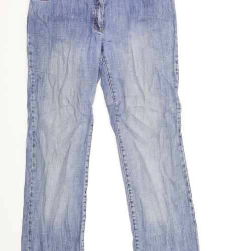 Laurel Womens Blue  Denim Bootcut Jeans Size 12 L31 in