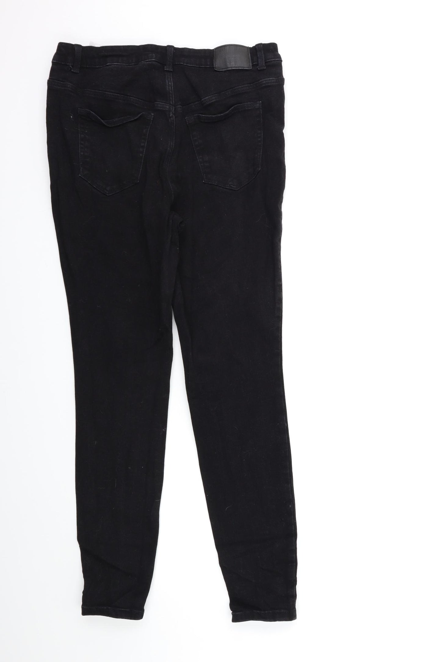 VERO MODA Womens Black  Denim Skinny Jeans Size 16 L31 in