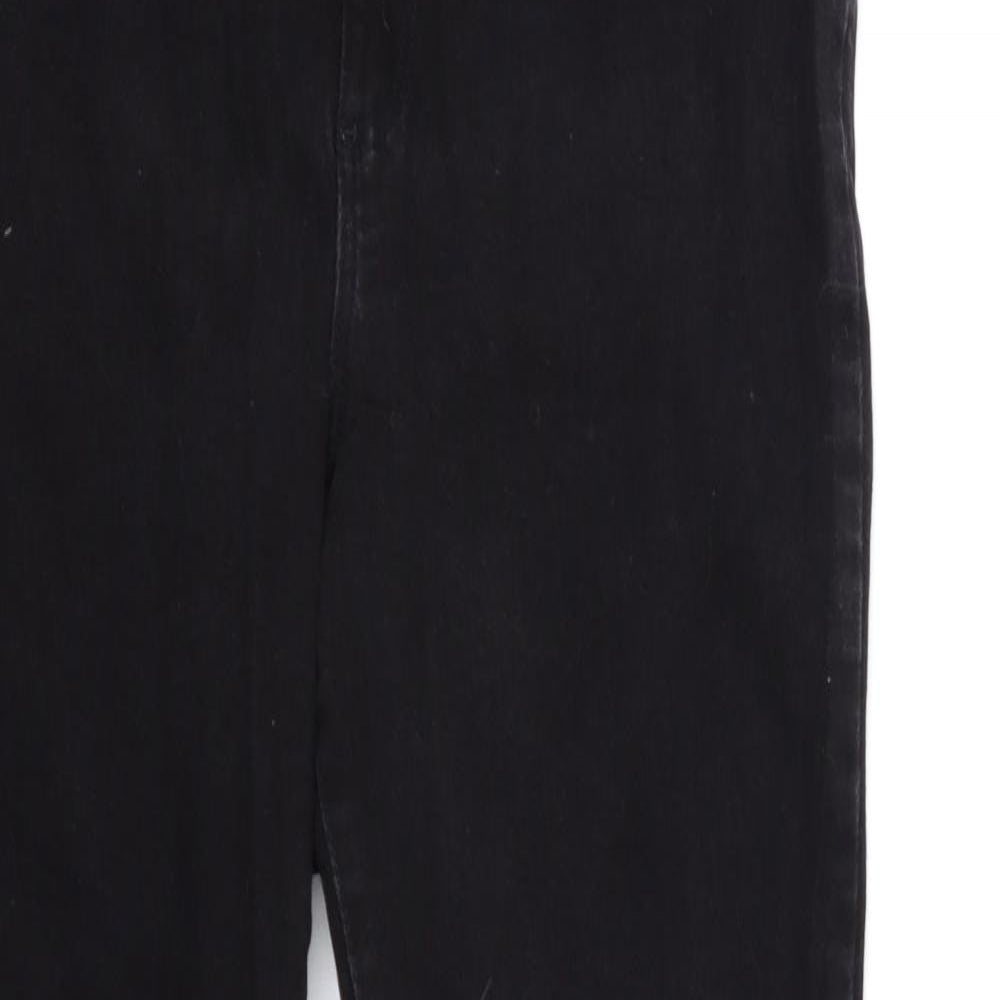 VERO MODA Womens Black  Denim Skinny Jeans Size 16 L31 in