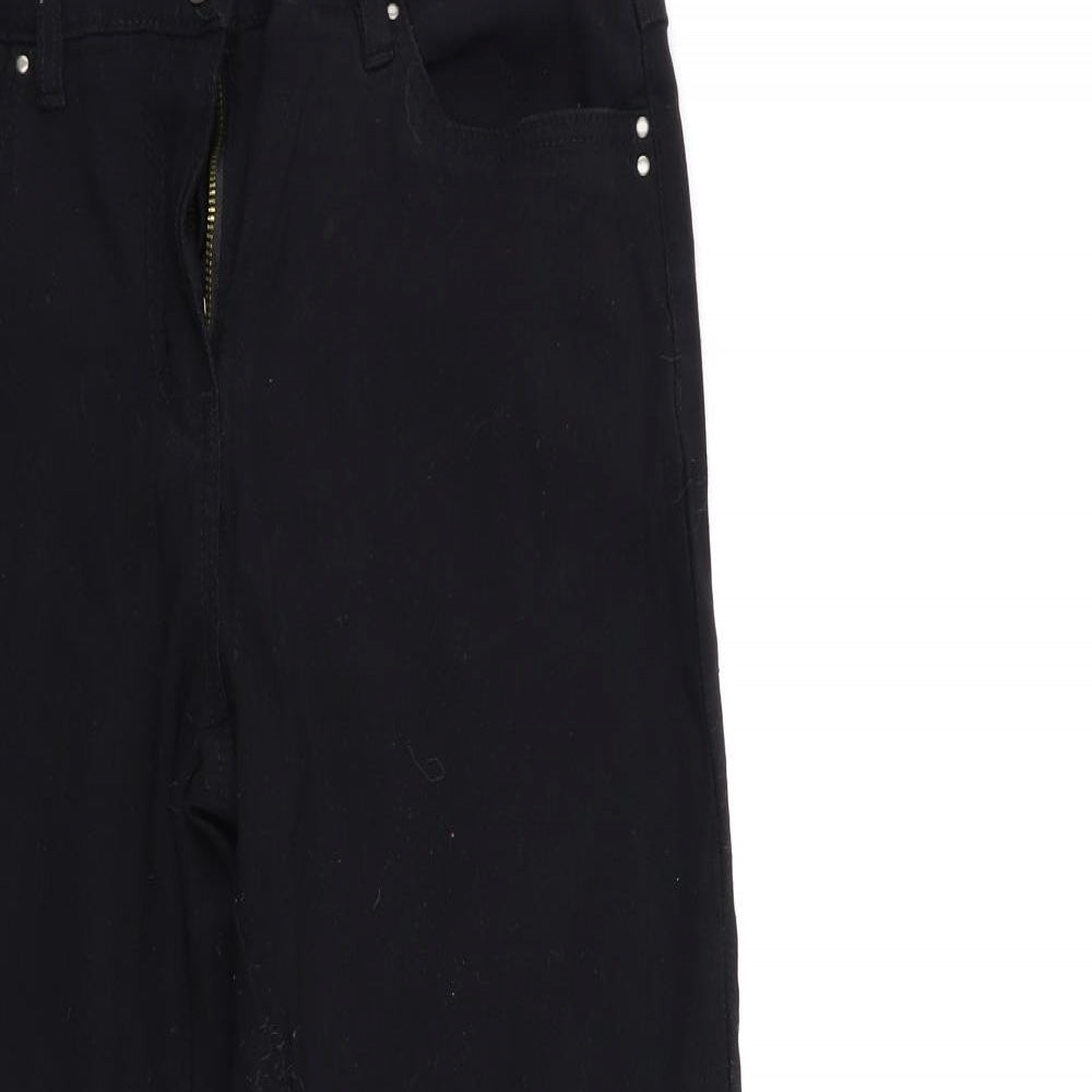 ZEZE Womens Black   Skinny Jeans Size 16 L27 in