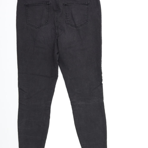 Matalan Womens Grey  Denim Skinny Jeans Size 12 L25 in