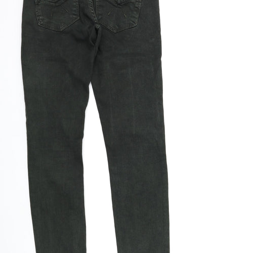 Topshop Womens Green  Denim  Jeans Size 26 in L30 in