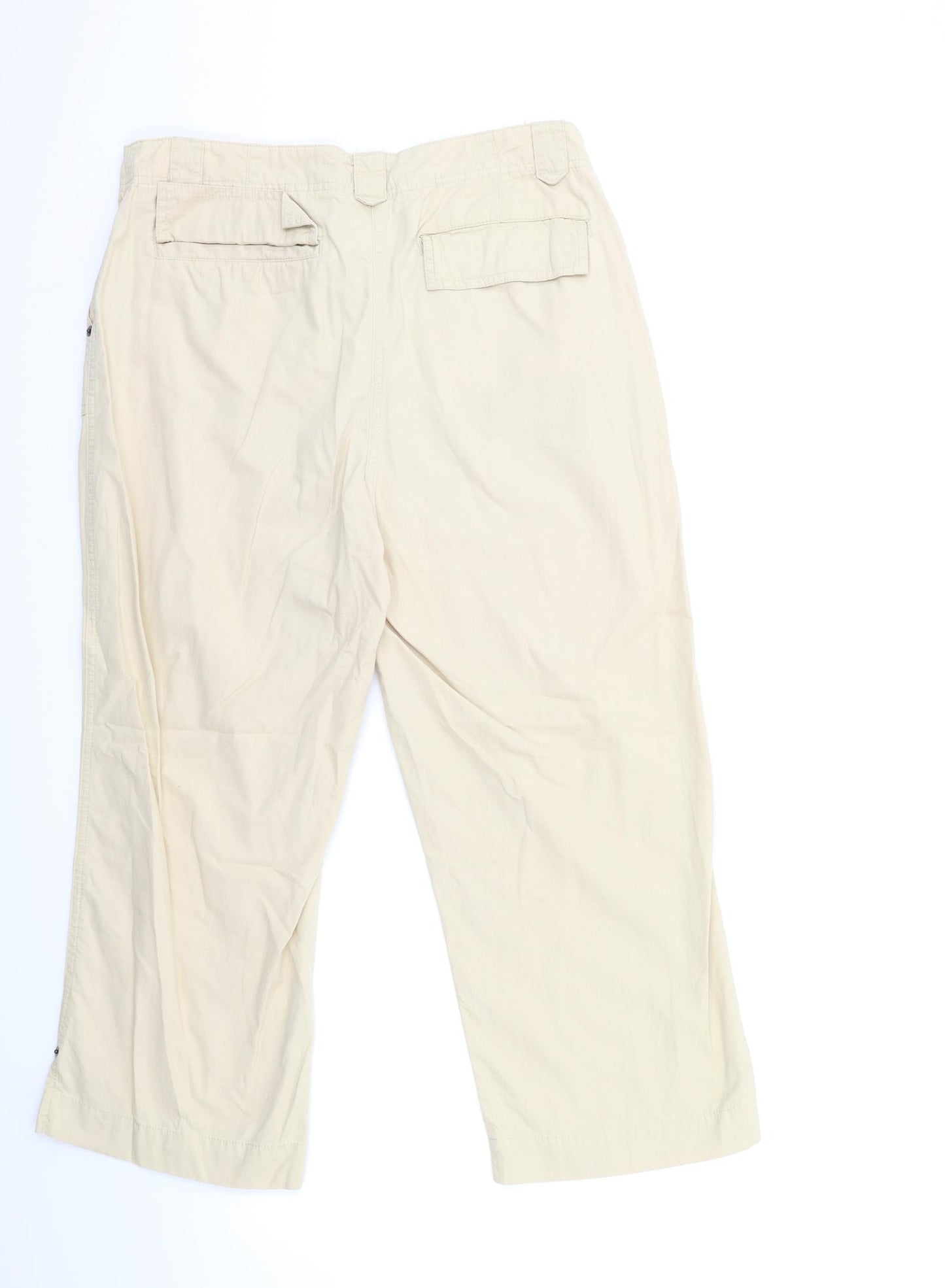 Marks and Spencer Womens Beige   Trousers  Size 14 L25 in