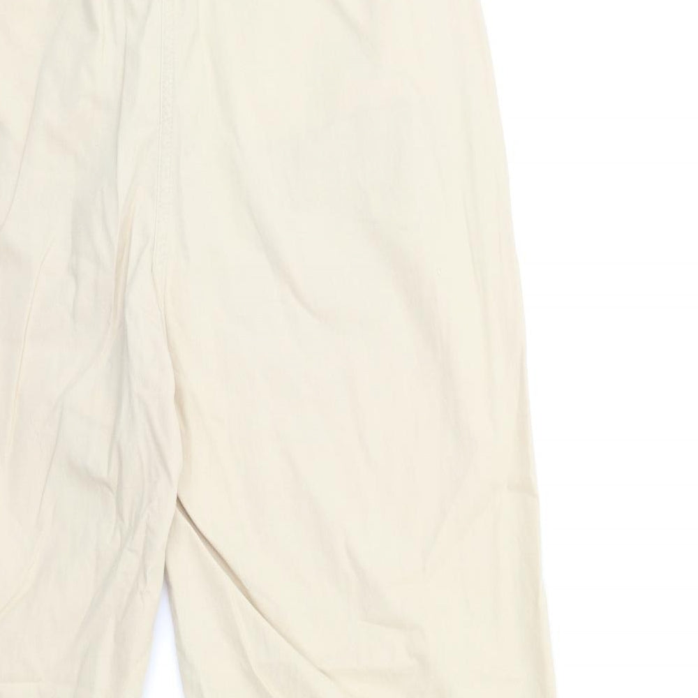 Marks and Spencer Womens Beige   Trousers  Size 14 L25 in