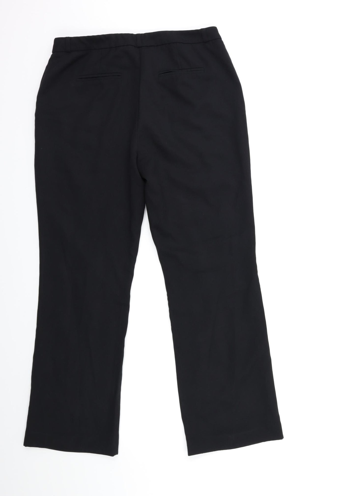 TU Womens Black   Trousers  Size 12 L29 in