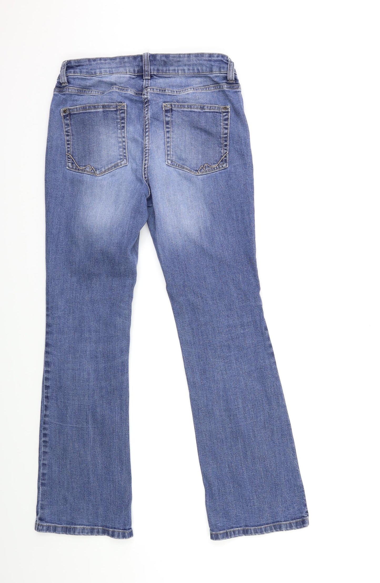 NEXT Womens Blue  Denim Bootcut Jeans Size 12 L29 in