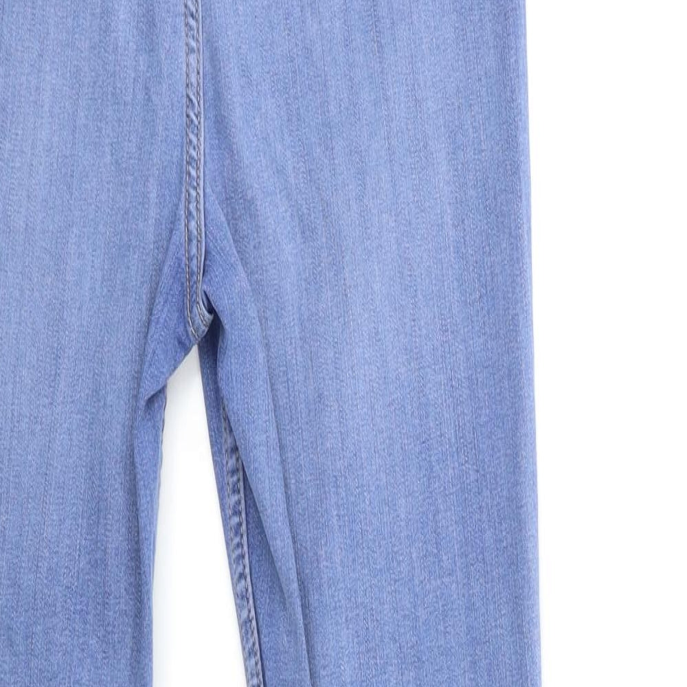 F&F Womens Blue  Denim Skinny Jeans Size 12 L28 in