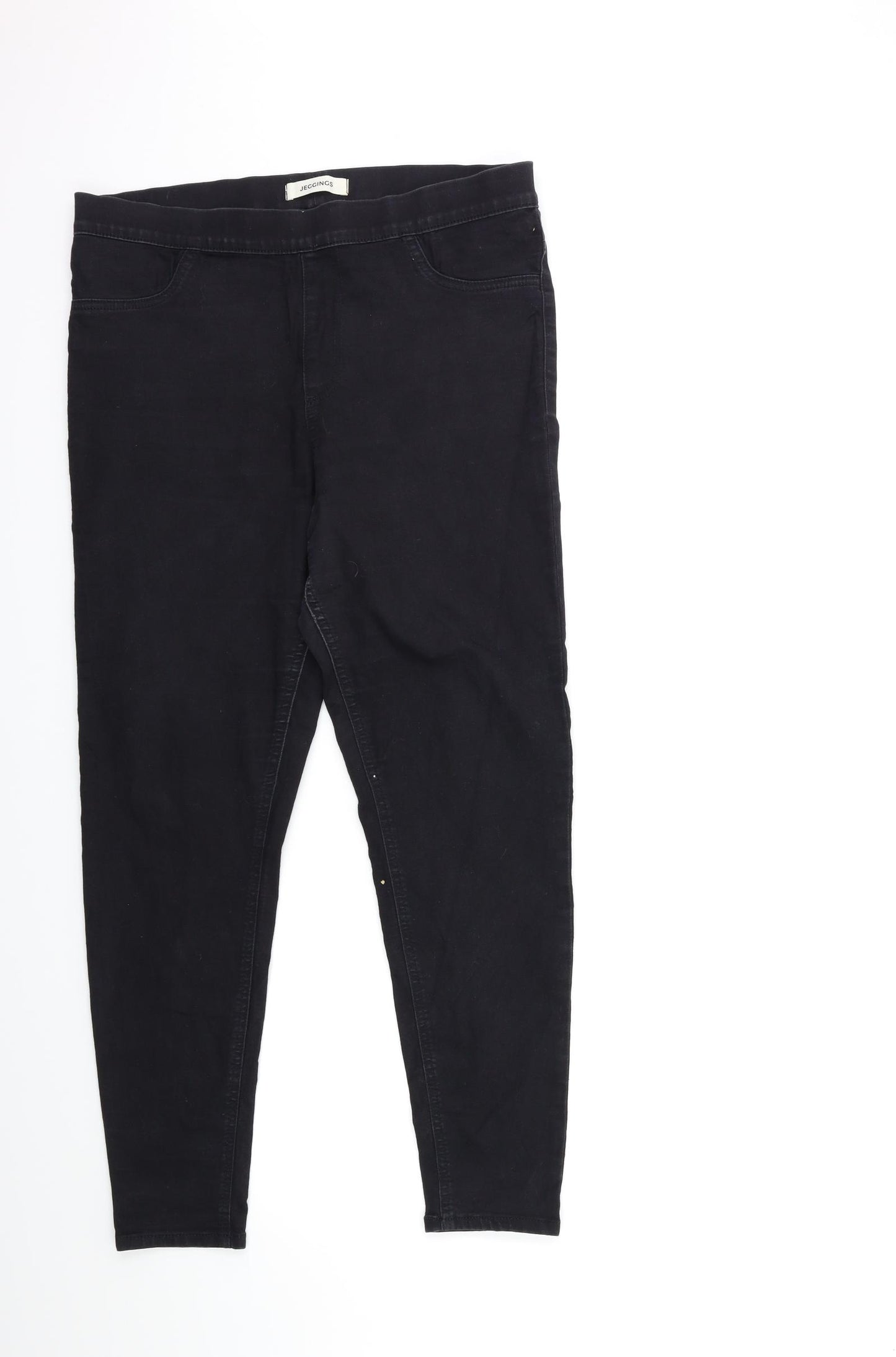 Marks and Spencer Womens Black  Denim Jegging Jeans Size 14 L27 in
