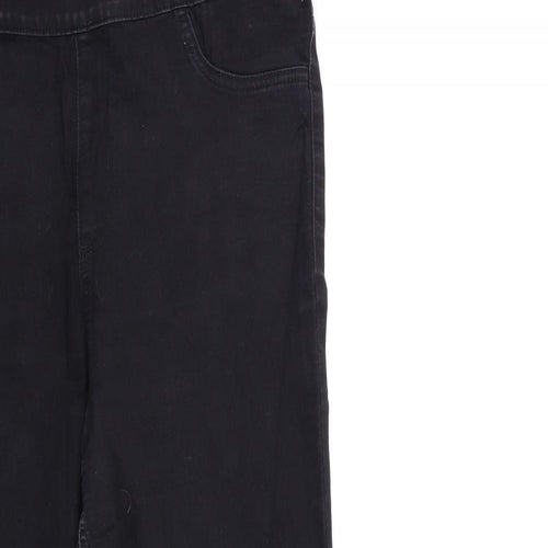Marks and Spencer Womens Black  Denim Jegging Jeans Size 14 L27 in