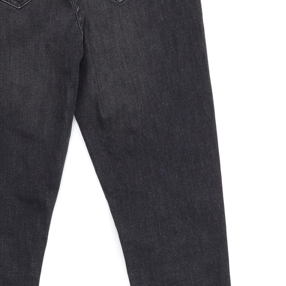NEXT Womens Black  Denim Skinny Jeans Size 12 L29 in