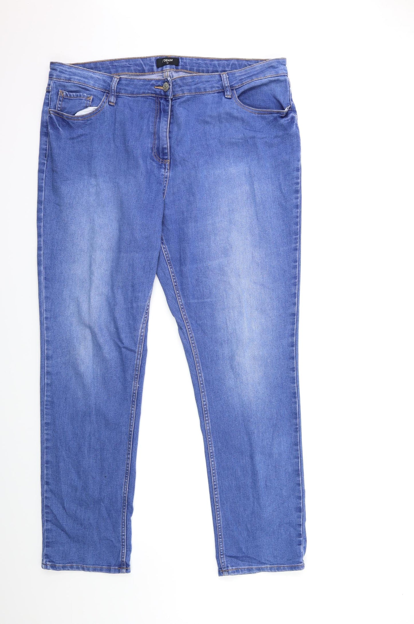 Matalan Womens Blue  Denim Skinny Jeans Size 18 L30 in