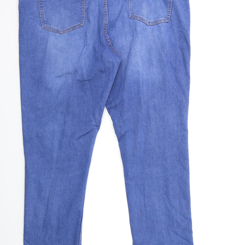 Matalan Womens Blue  Denim Skinny Jeans Size 18 L30 in