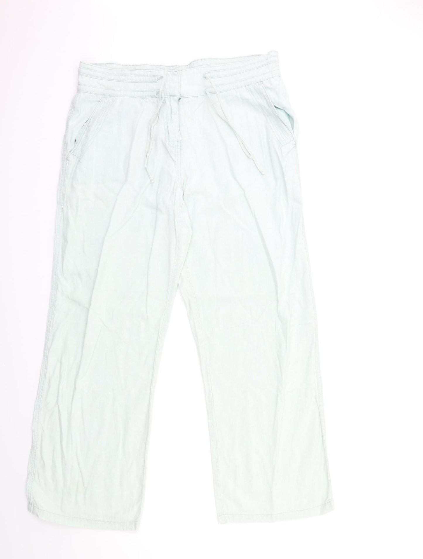 NEXT Womens Blue   Trousers  Size 14 L34 in