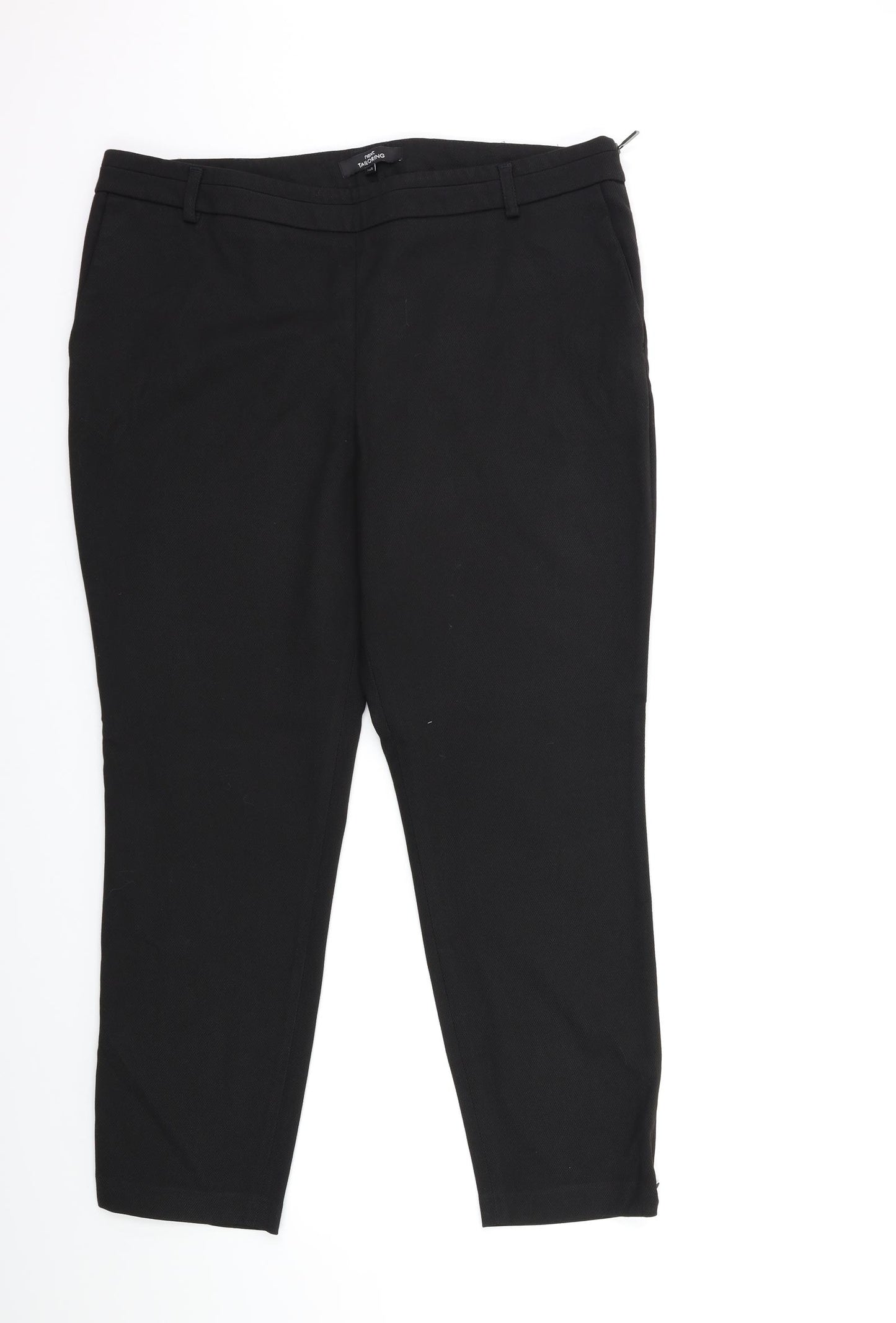NEXT Womens Black   Trousers  Size 16 L27 in