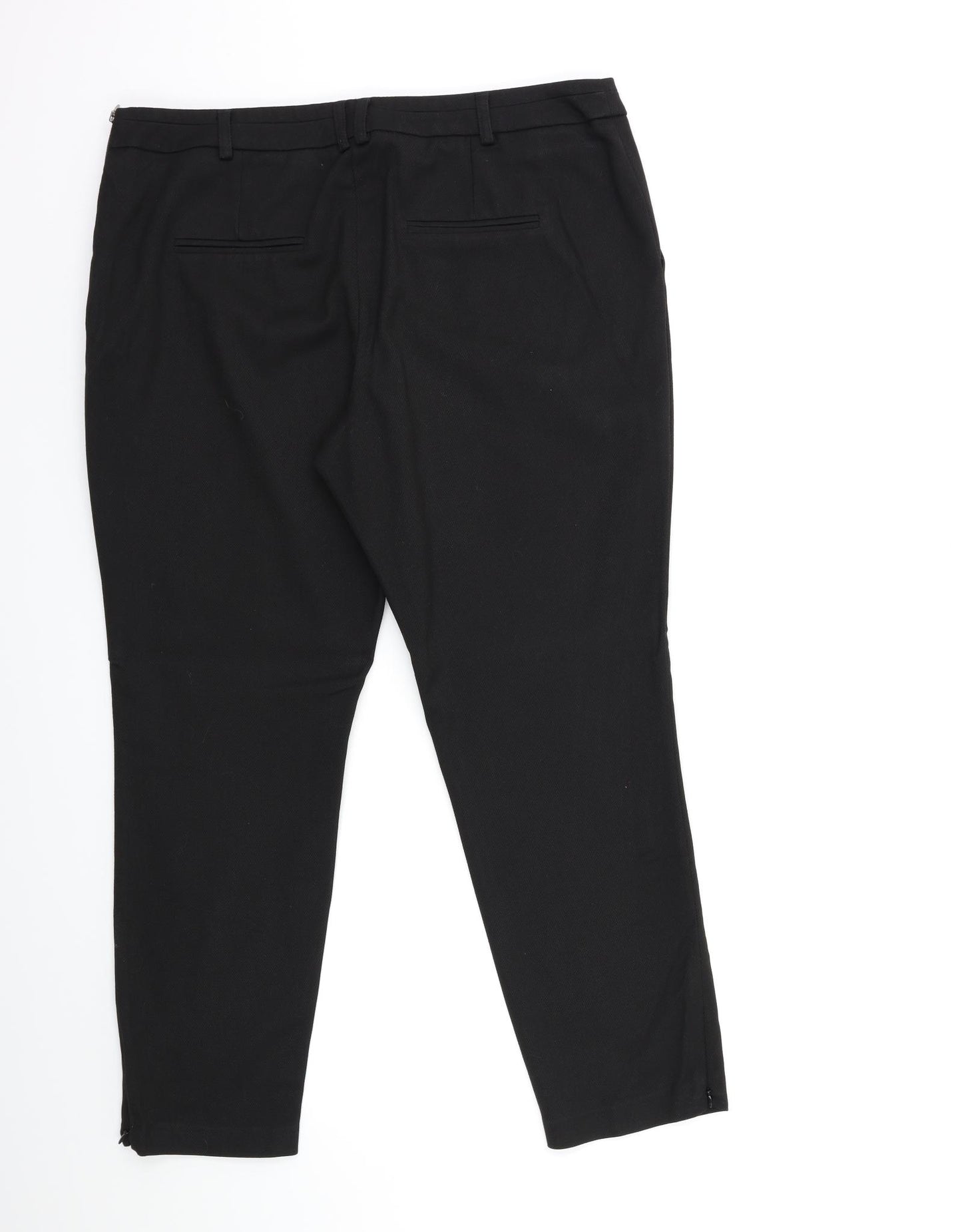 NEXT Womens Black   Trousers  Size 16 L27 in