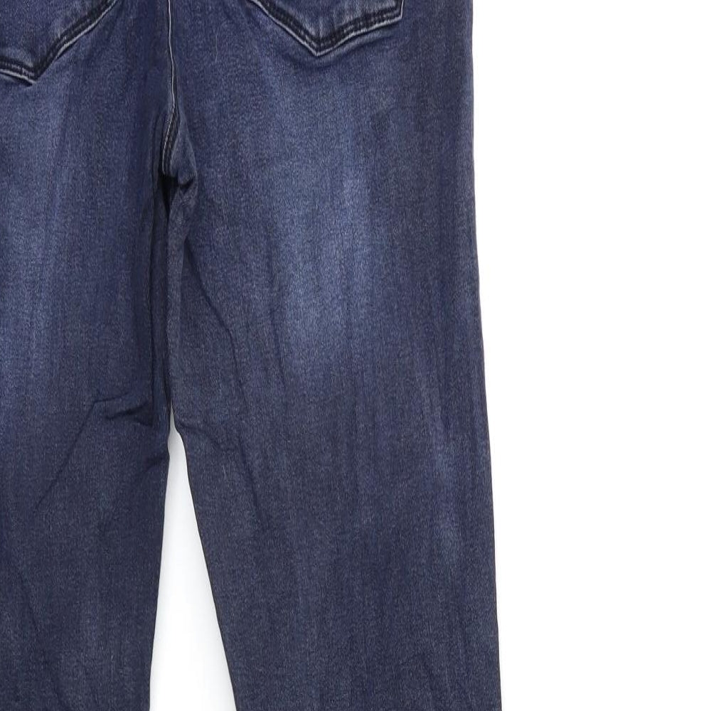NEXT Womens Blue  Denim Flared Jeans Size 16 L32 in