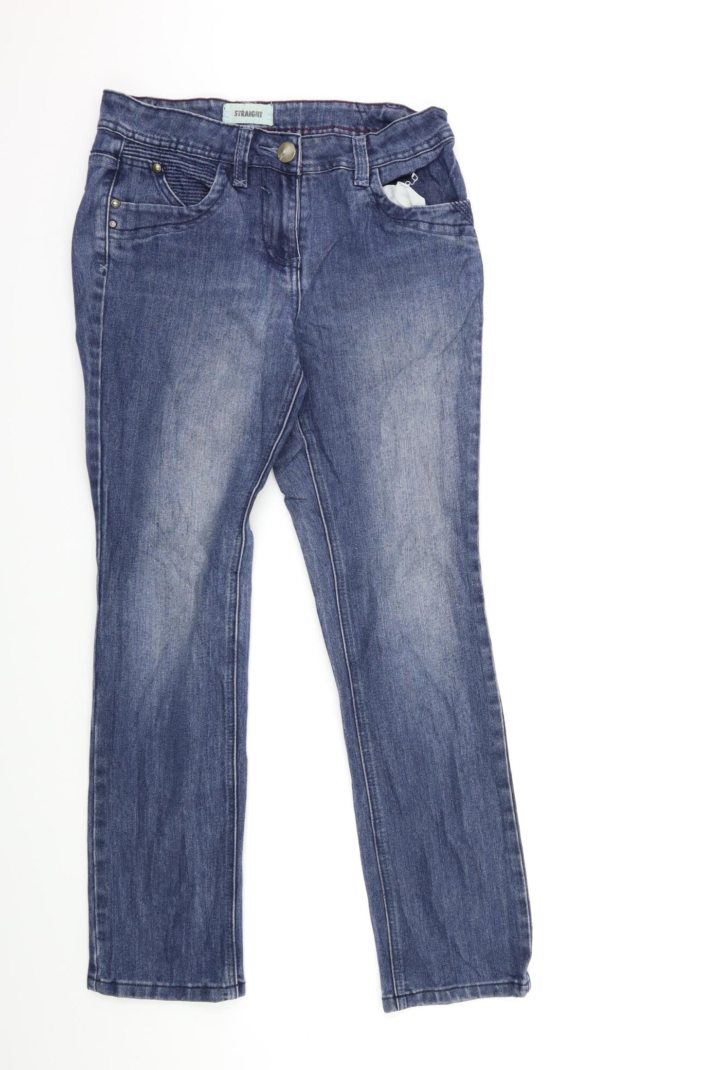 George Womens Blue  Denim Skinny Jeans Size 10 L29 in