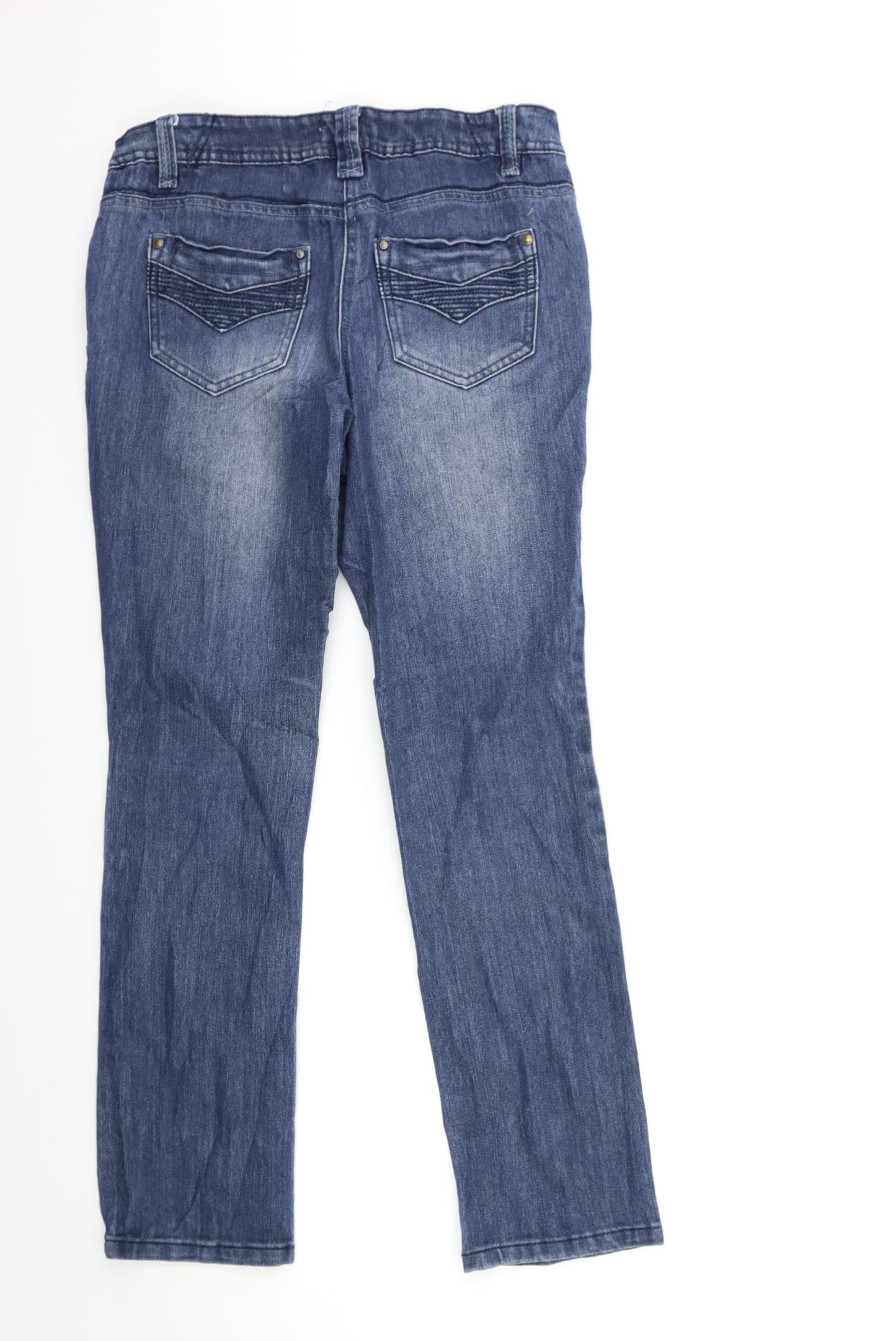 George Womens Blue  Denim Skinny Jeans Size 10 L29 in