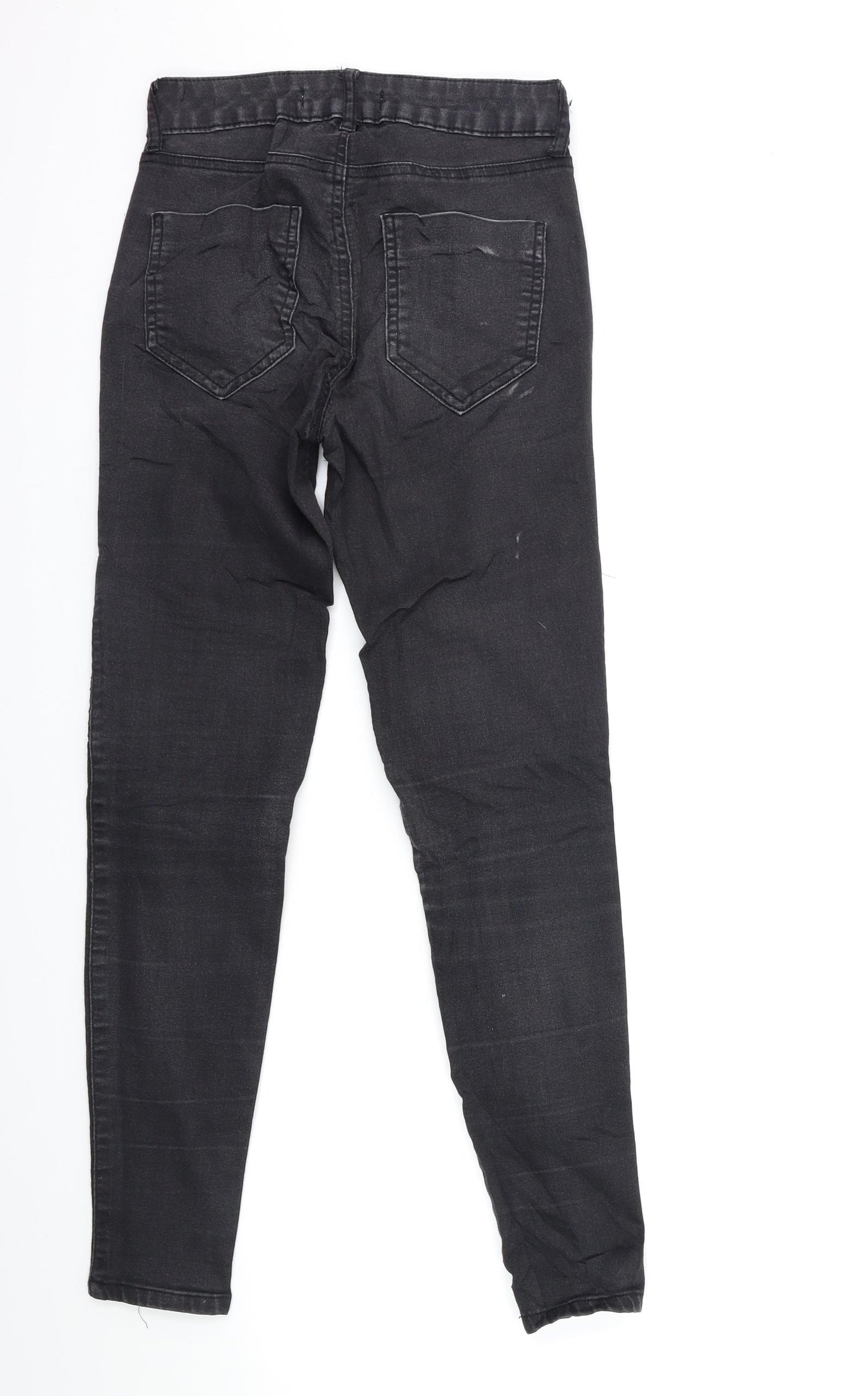 Zara Womens Black  Denim Skinny Jeans Size 6 L28 in