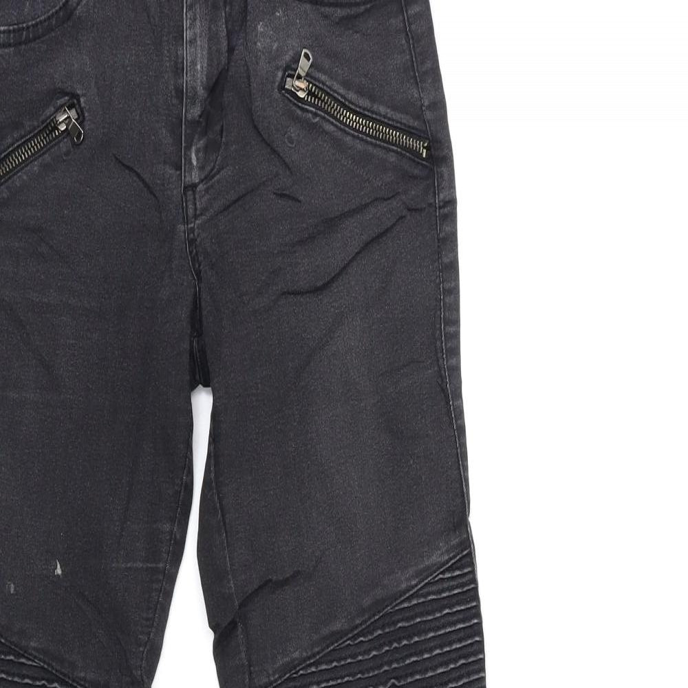 Zara Womens Black  Denim Skinny Jeans Size 6 L28 in