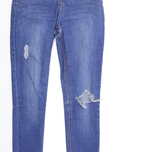 Matalan Womens Blue  Denim Skinny Jeans Size 10 L30 in