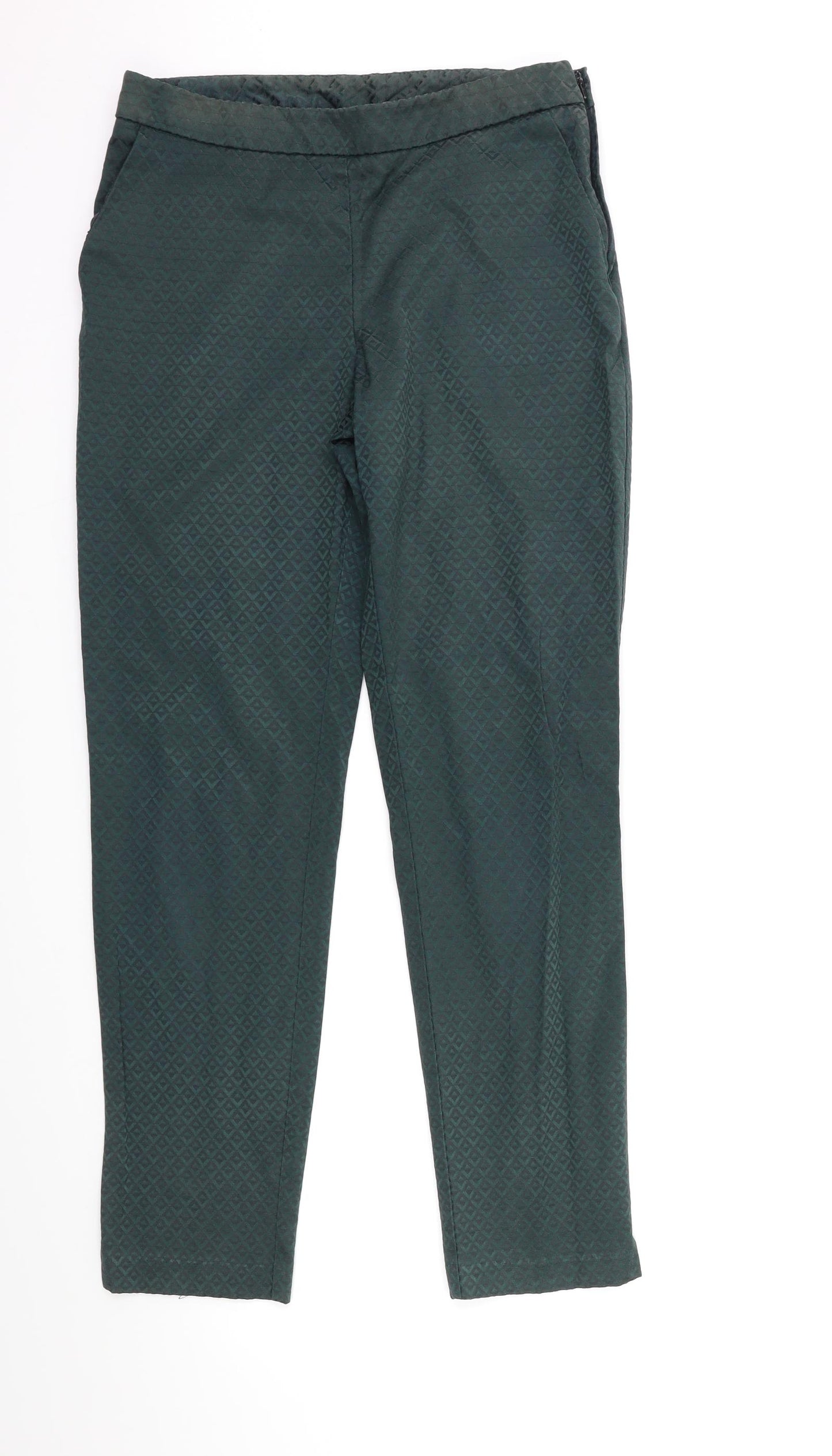 Dorothy Perkins Womens Green   Trousers  Size 10 L28 in