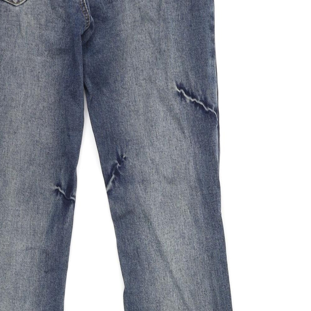 TMZ Womens Blue  Denim Flared Jeans Size 30 in L29 in