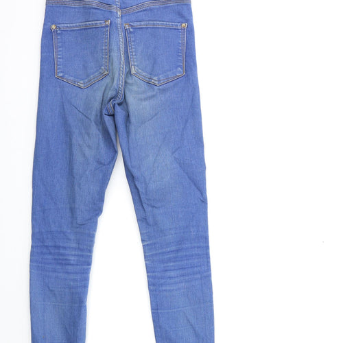 River Island Womens Blue  Denim Skinny Jeans Size 6 L28 in