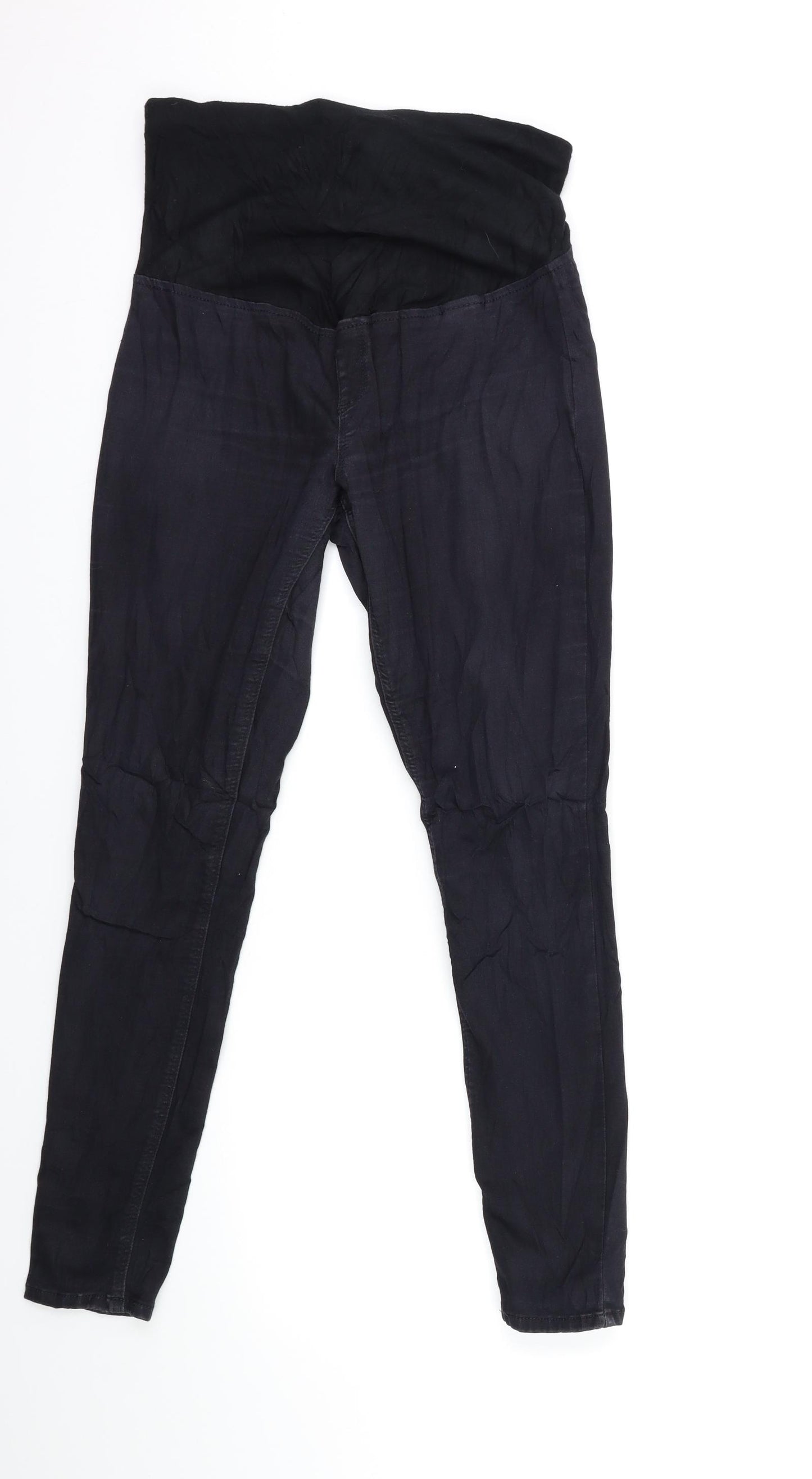 Topshop Womens Black  Denim Skinny Jeans Size 30 in L30 in