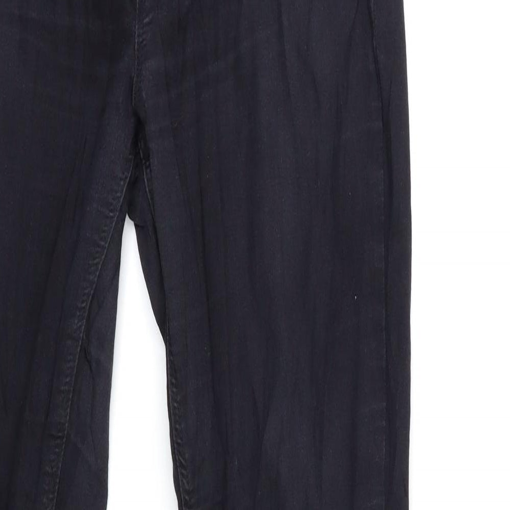 Topshop Womens Black  Denim Skinny Jeans Size 30 in L30 in
