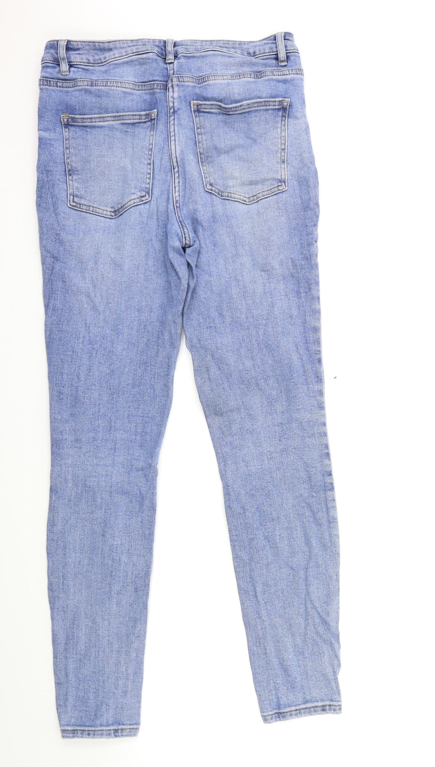 NEXT Womens Blue  Denim Skinny Jeans Size 12 L28 in