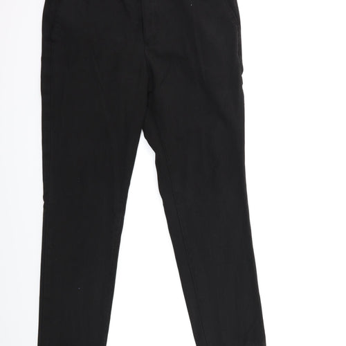 Preworn Womens Black   Trousers  Size 32 in L27 in