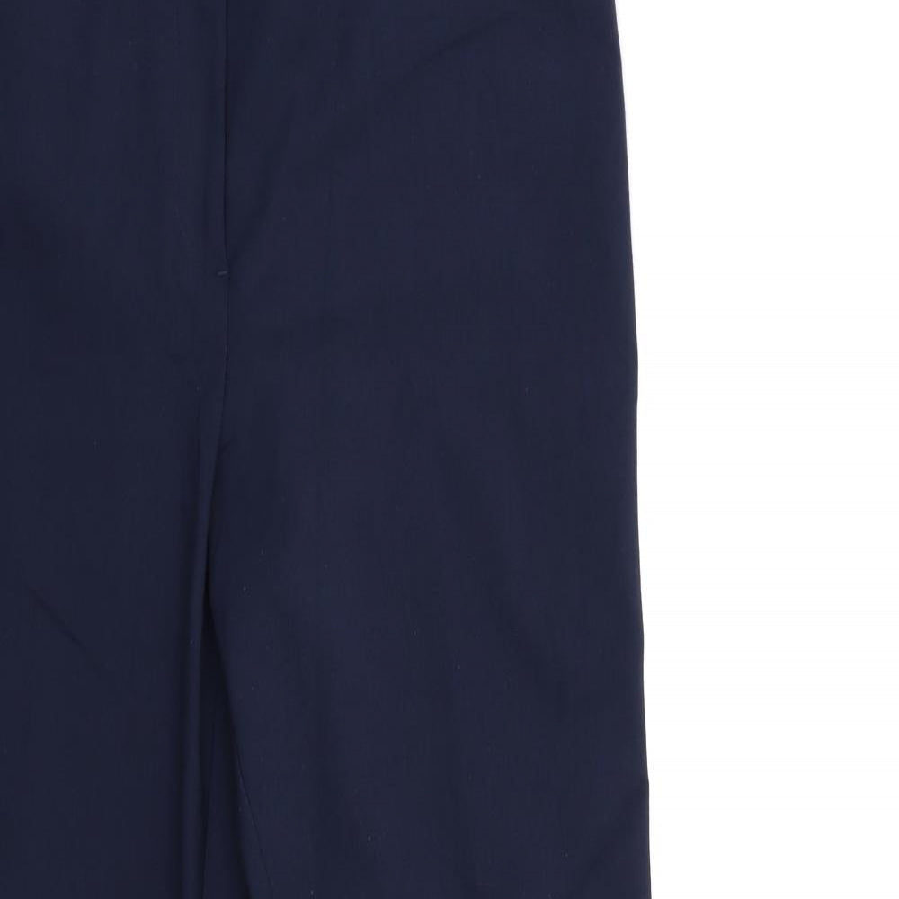 Per Una Womens Blue   Trousers  Size 16 L28 in