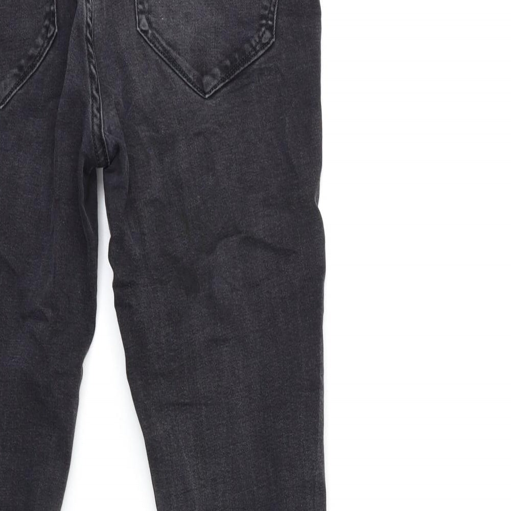 River Island Womens Grey  Denim Skinny Jeans Size 12 L25 in