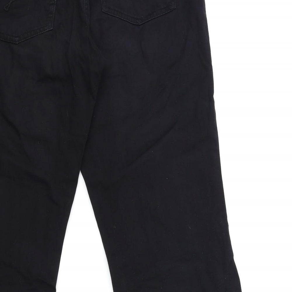 Monsoon] Womens Black  Denim Flared Jeans Size 14 L30 in