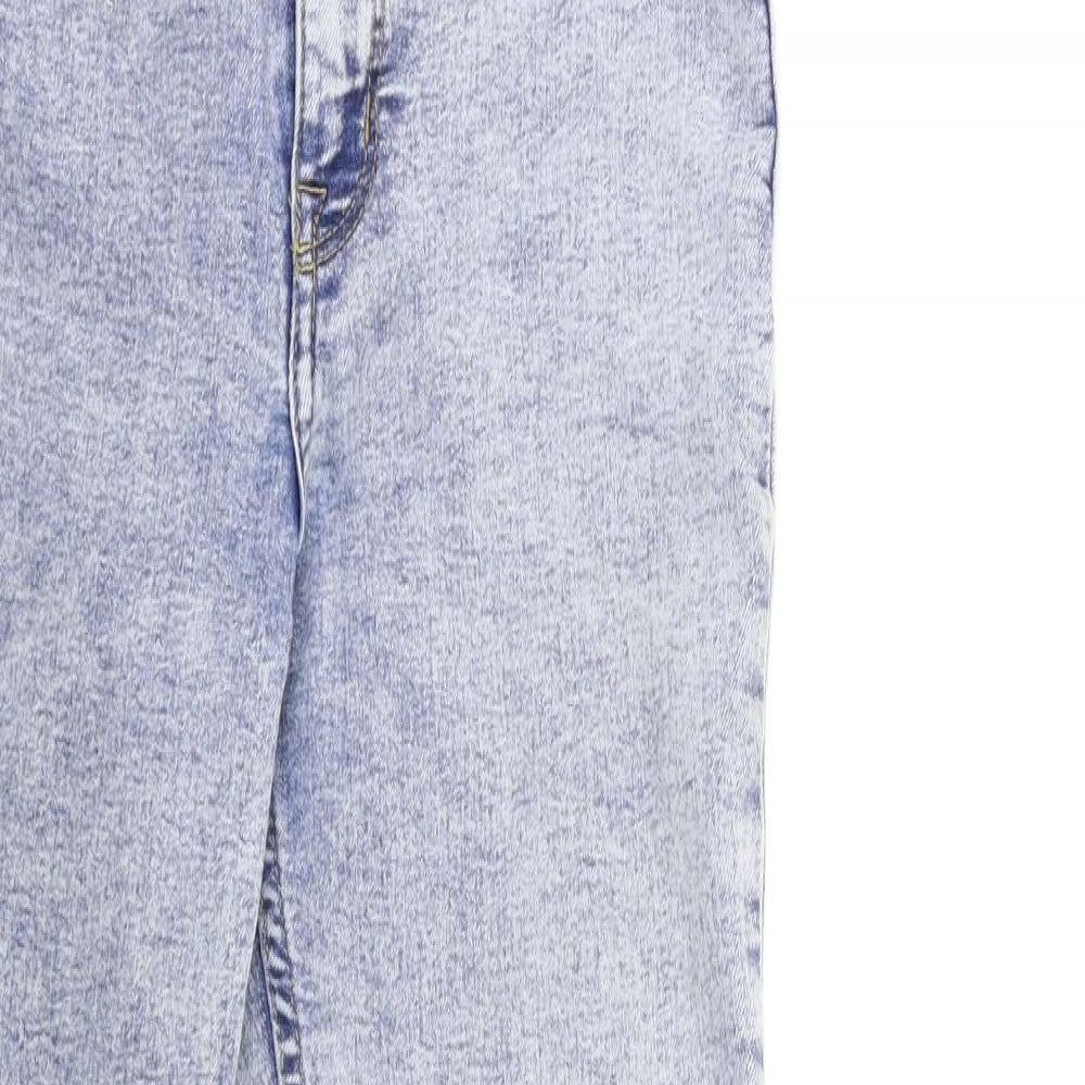 H&M Womens Blue  Denim Skinny Jeans Size 10 L30 in