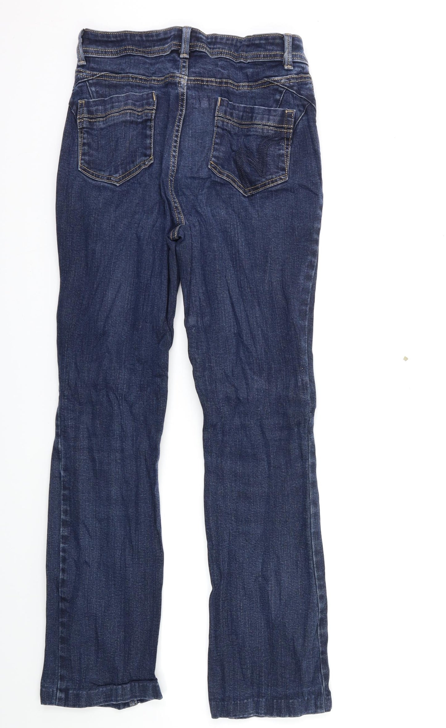 Per Una Womens Blue  Denim Bootcut Jeans Size 10 L29 in