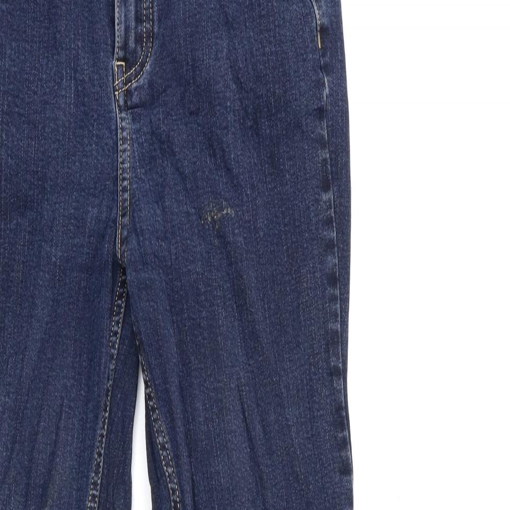 Per Una Womens Blue  Denim Bootcut Jeans Size 10 L29 in