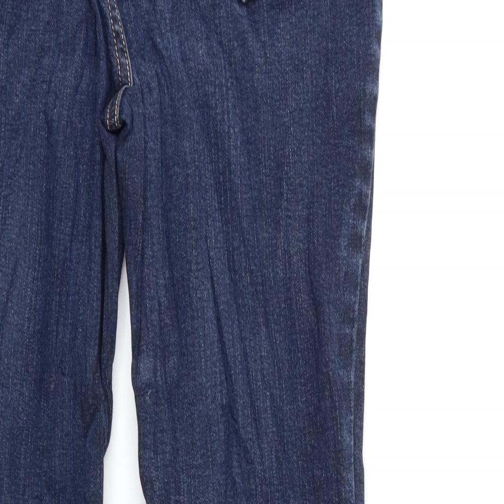 Per Una Womens Blue  Denim Bootcut Jeans Size 10 L29 in