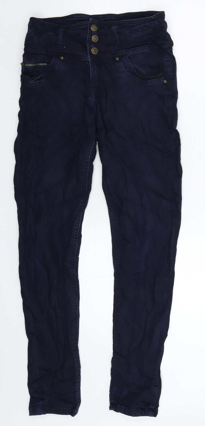 Denim & Co. Womens Blue Denim Skinny Jeans Size 10 L29 in