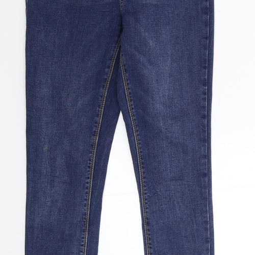 Denim & Co. Womens Blue  Denim Skinny Jeans Size 8 L28 in