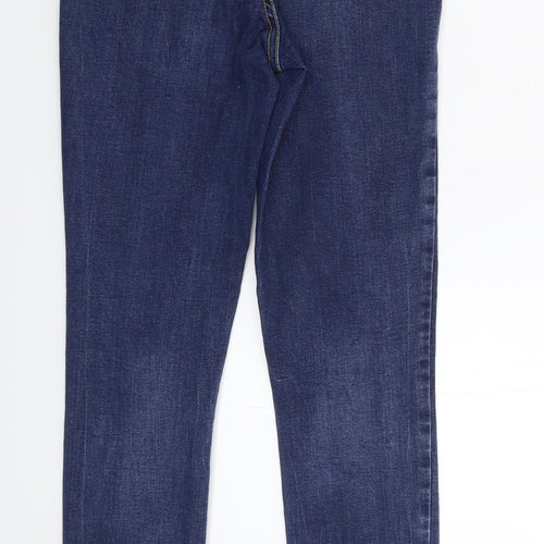 Denim & Co. Womens Blue  Denim Skinny Jeans Size 8 L28 in