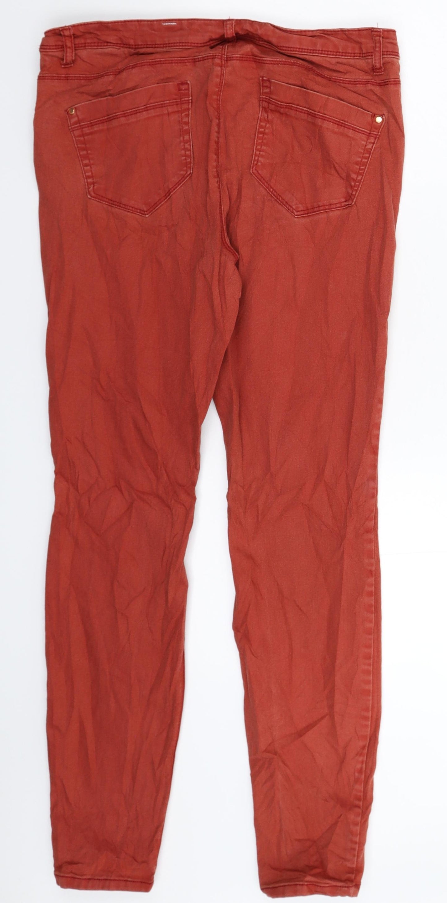 C&A Womens Brown  Denim Skinny Jeans Size 32 in L29 in